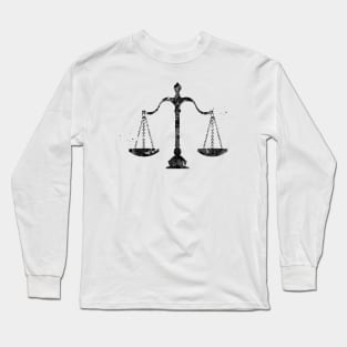 Scales of Justice Art Long Sleeve T-Shirt